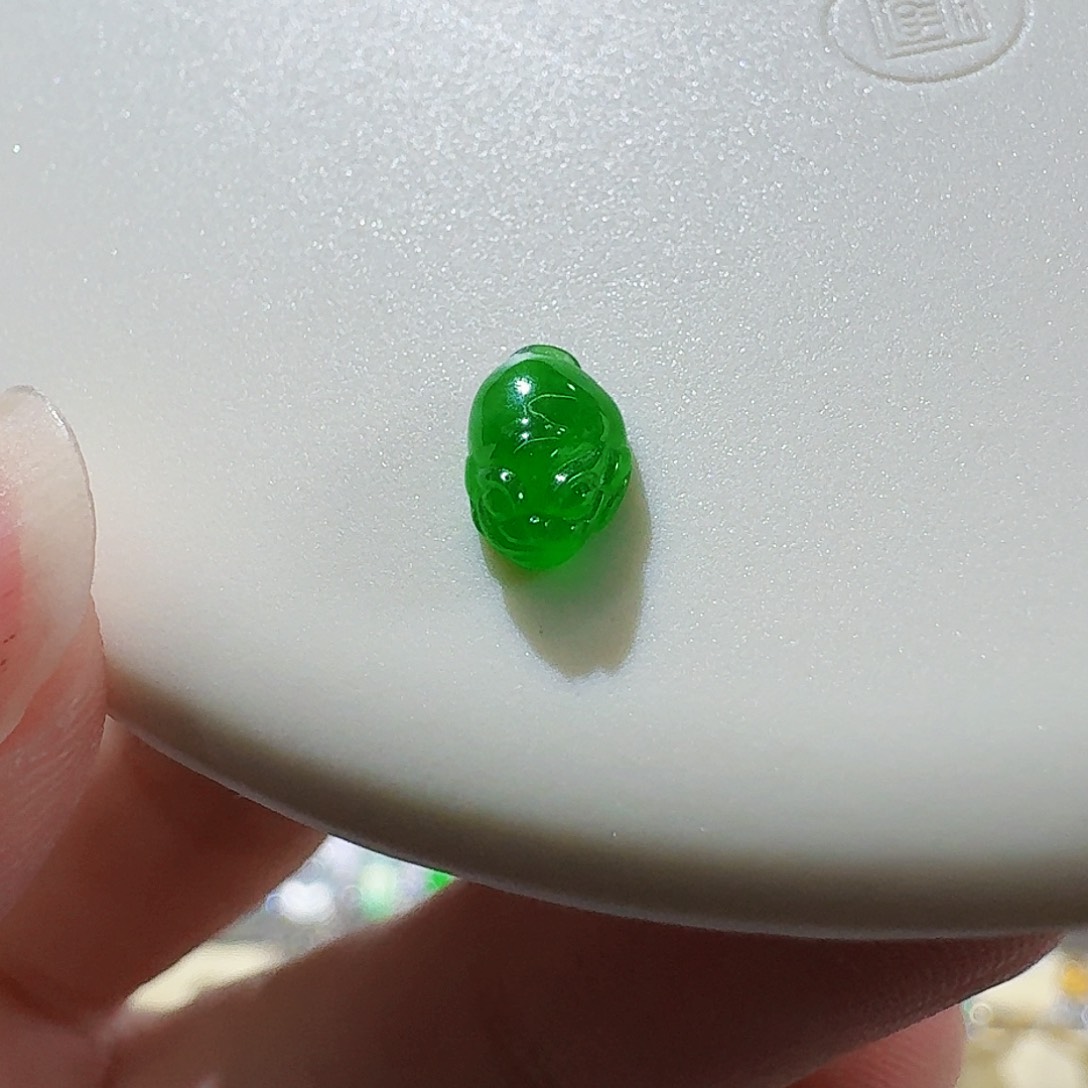 翡翠颈饰未镶嵌金蟾强推