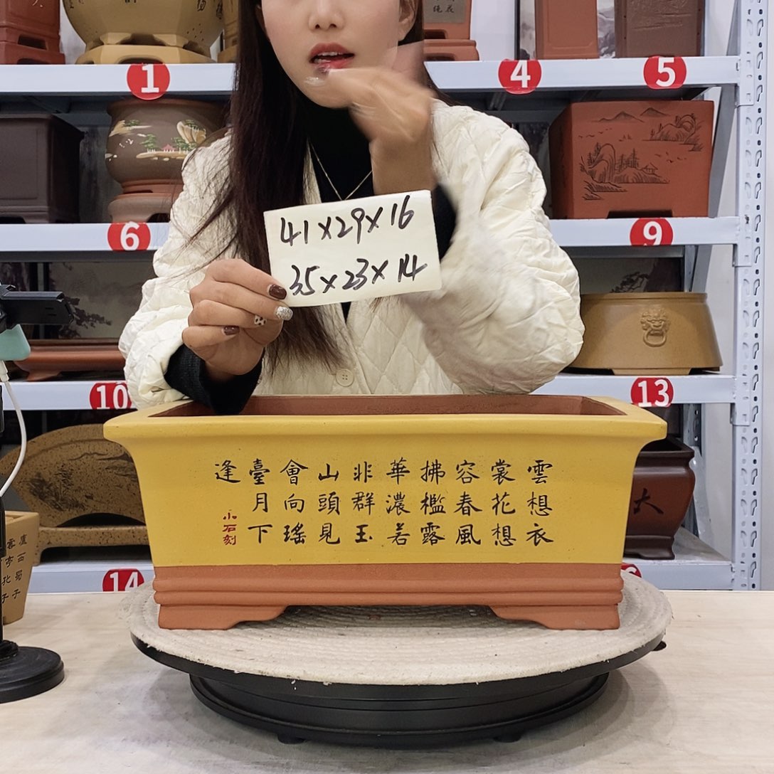 紫砂花盆紫砂花盆