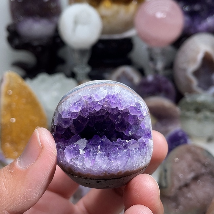 水晶未镶嵌珠宝半成品