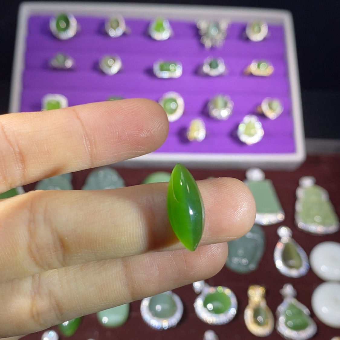 【闪购商品】和田玉颈饰未镶嵌锁骨链款式 戒指