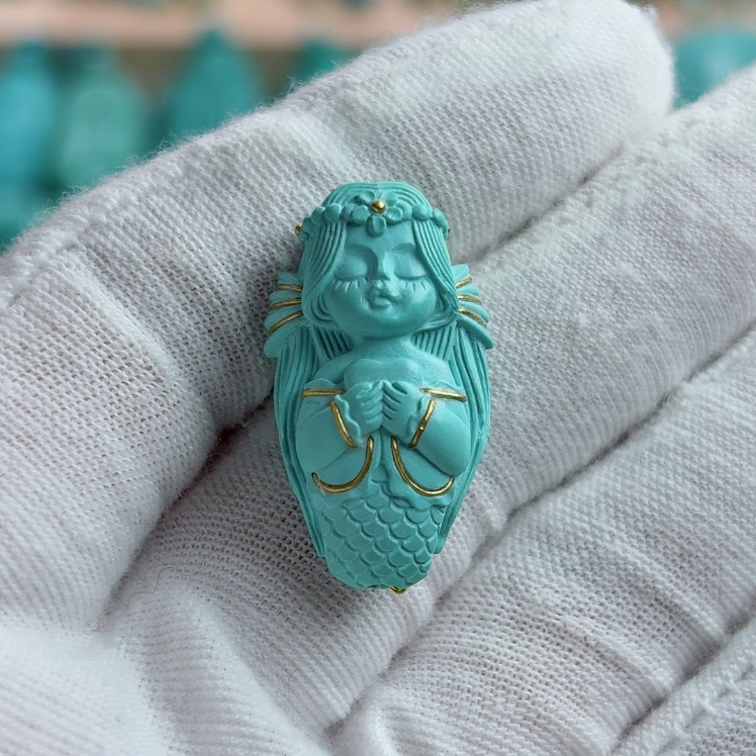 绿松石未镶嵌珠宝奇石