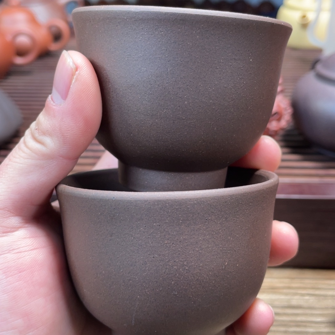 茶杯紫砂宜兴原矿