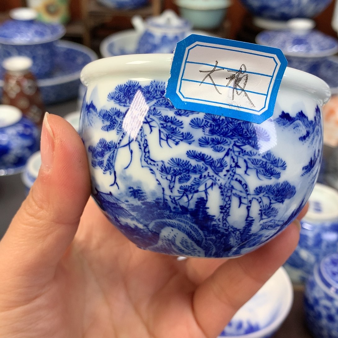 【闪购商品】瓷片云***井景德镇陶瓷主人杯