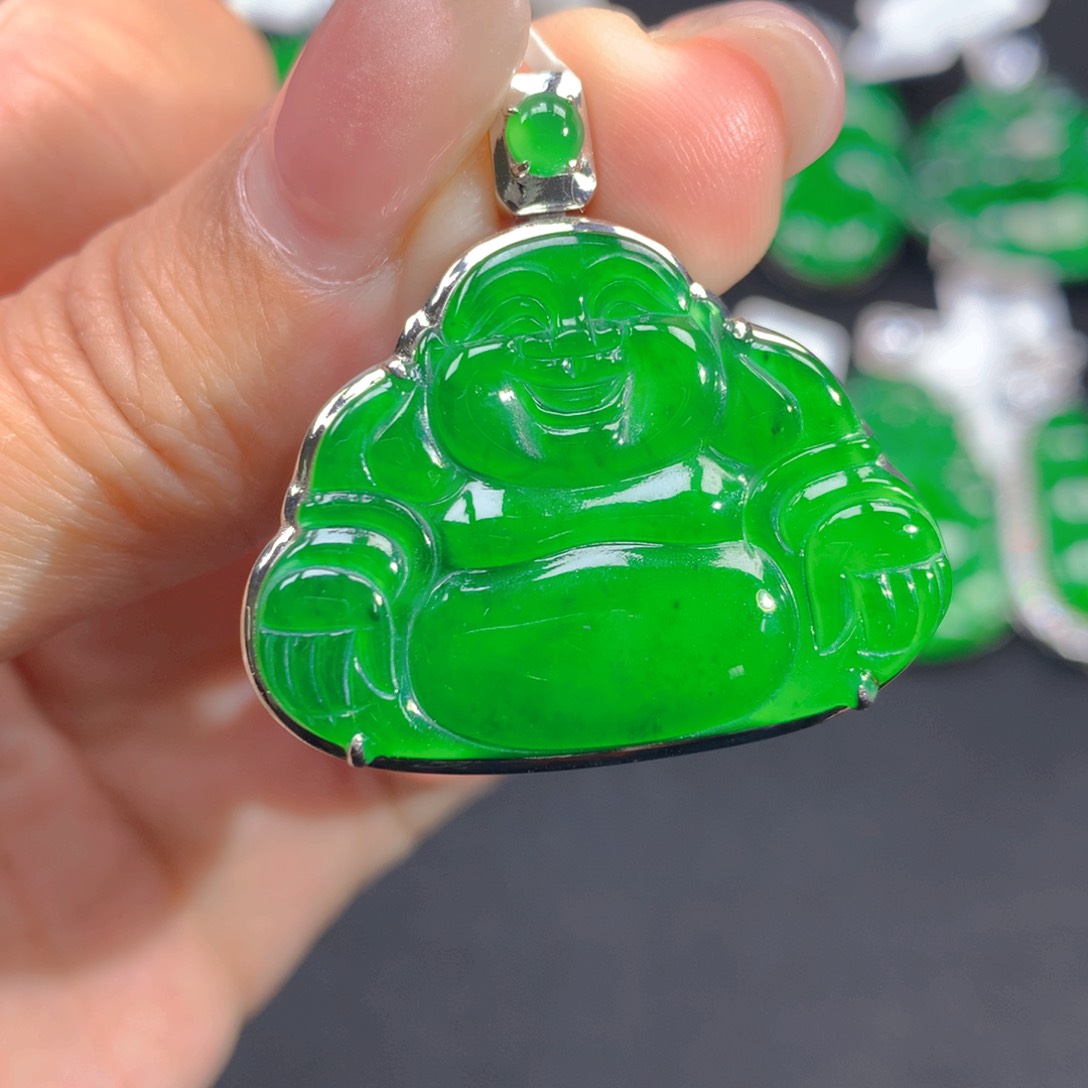 翡翠颈饰银S925镶嵌1111111111