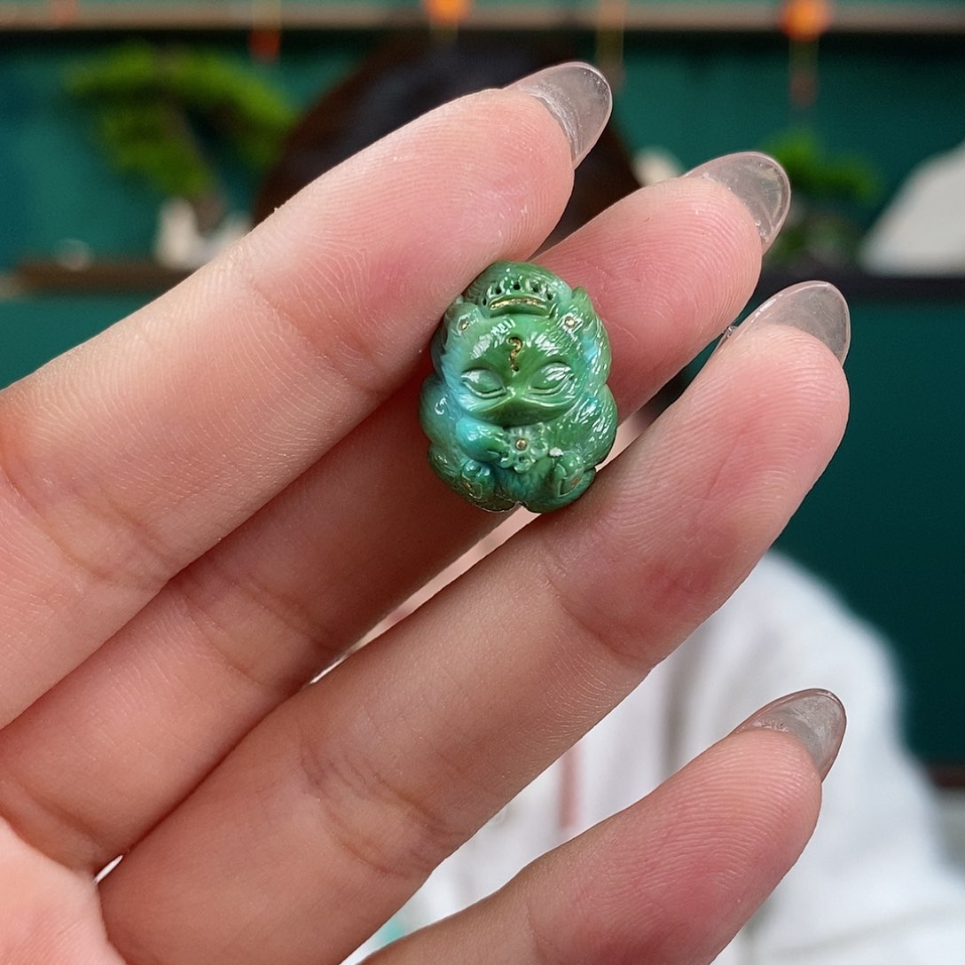 绿松石珠宝奇石未镶嵌