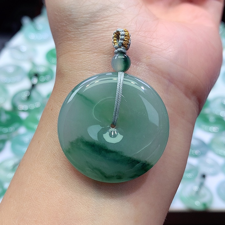 颈饰未镶嵌翡翠4尺寸32.6*5.8