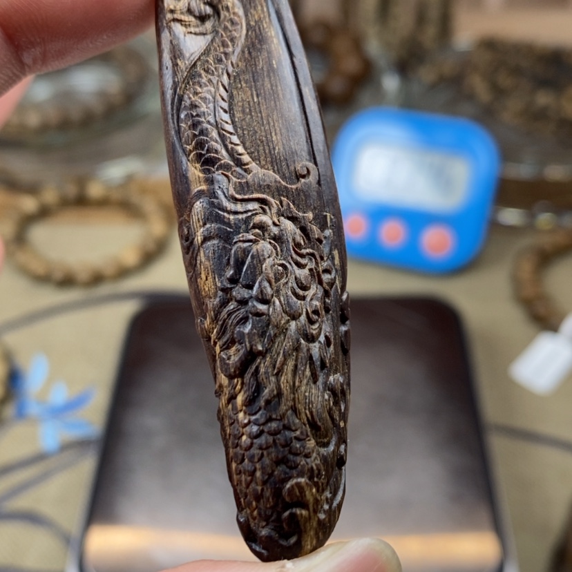 【闪购商品】沉香吊坠老*子芽庄棋楠种沉水