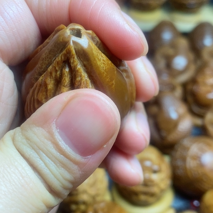 橄榄核把件巴西进口大橄榄三面