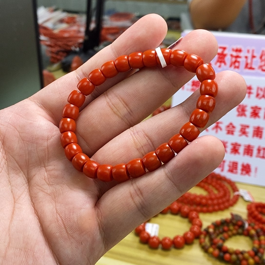 南红玛瑙7mm+未镶嵌