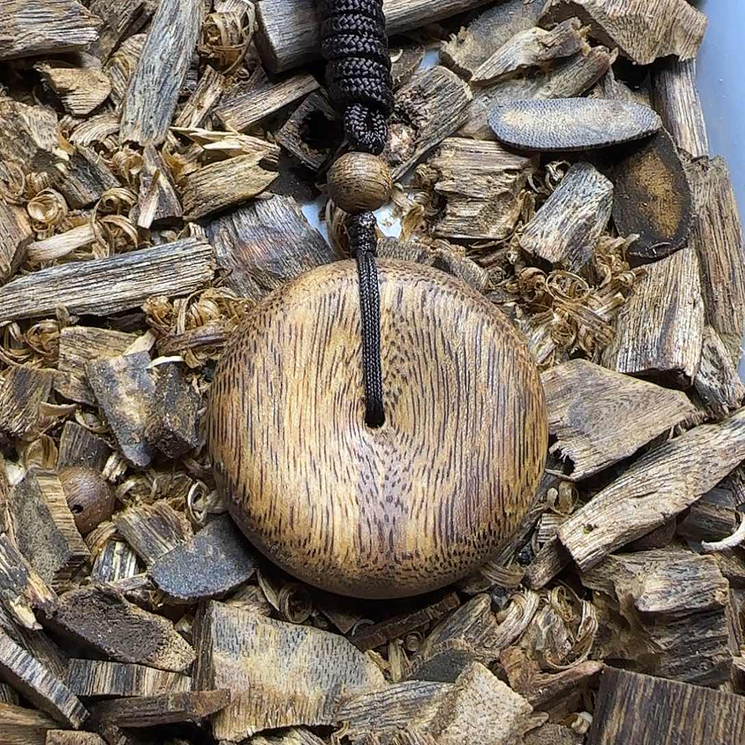 J***z沉香碎屑沉香平安扣白棋7