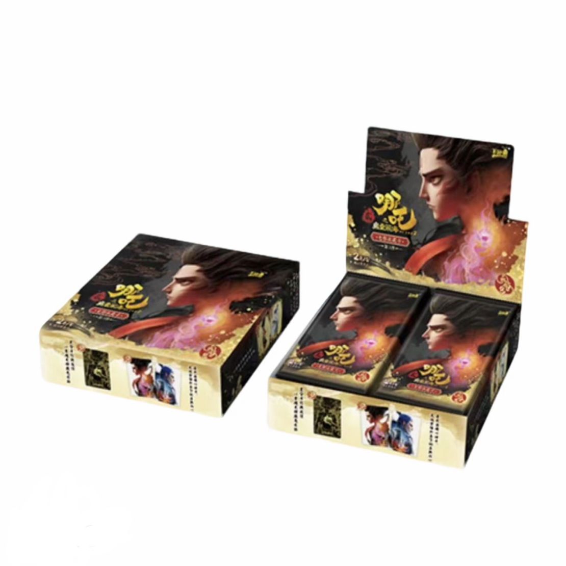 【狂暴】卡游哪吒灵焰三弹正版动漫周边收藏卡片卡牌正品魔丸玩具