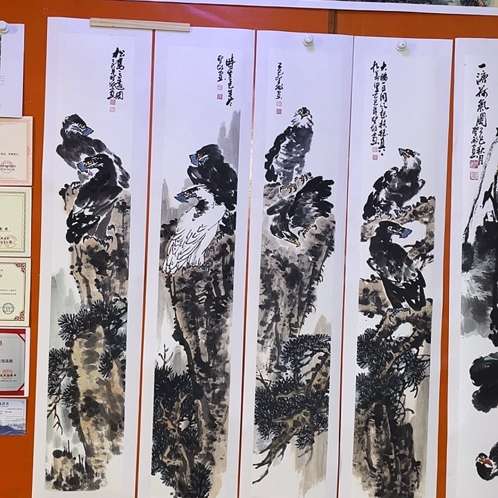 国画张圣敏先生纯手绘作品