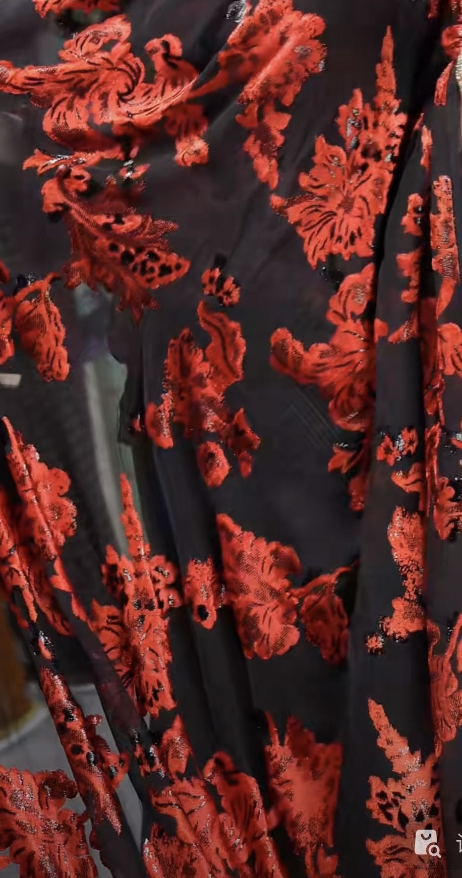 10号定向链接 桑蚕丝真丝织金提花绒（面料特殊商品 不支持退换）