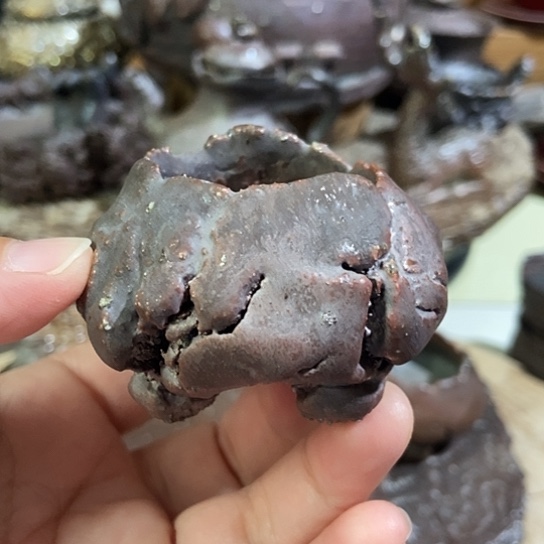 杯打孔小花器柴烧裸烧手作品