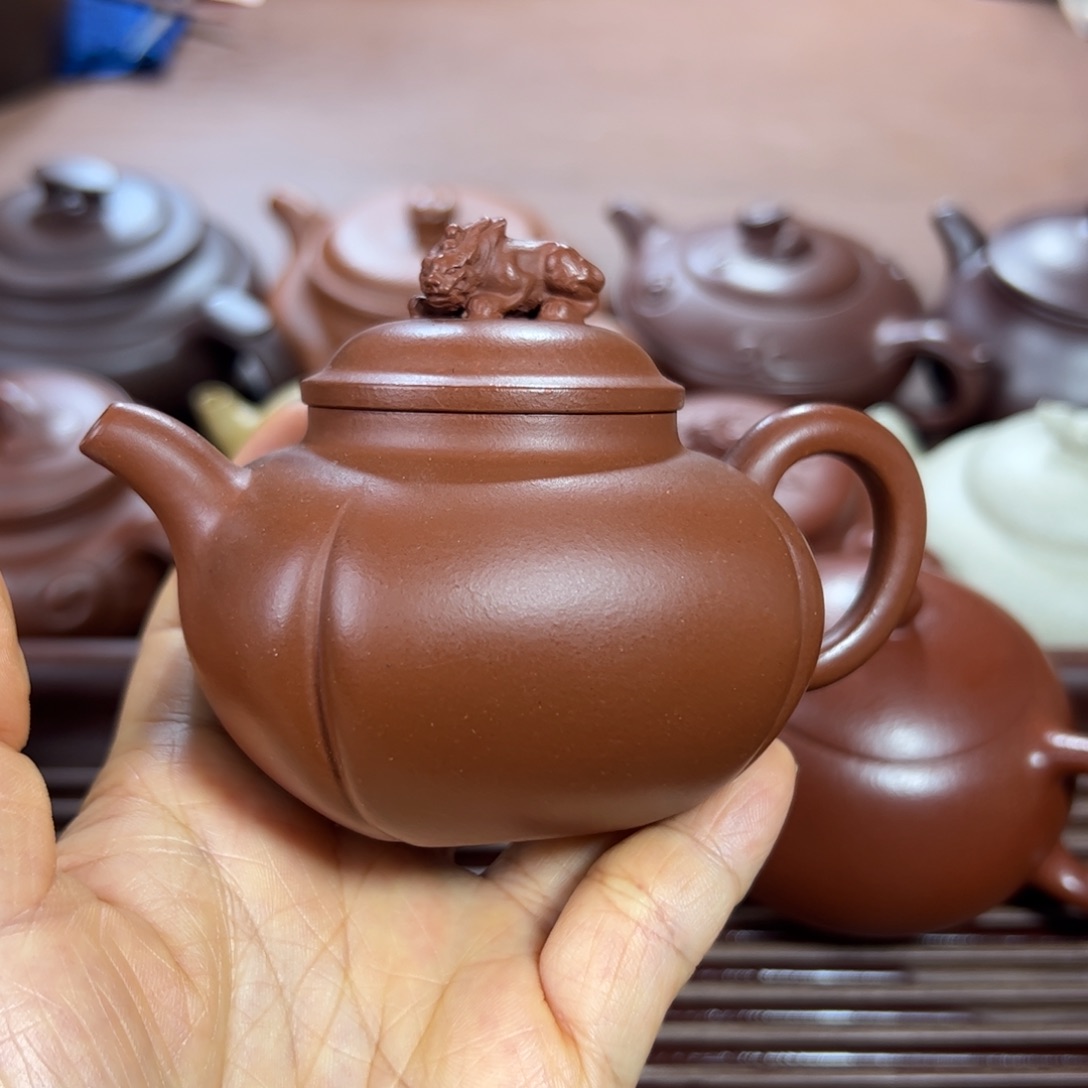 红泥茶壶红泥 貔貅 150cc