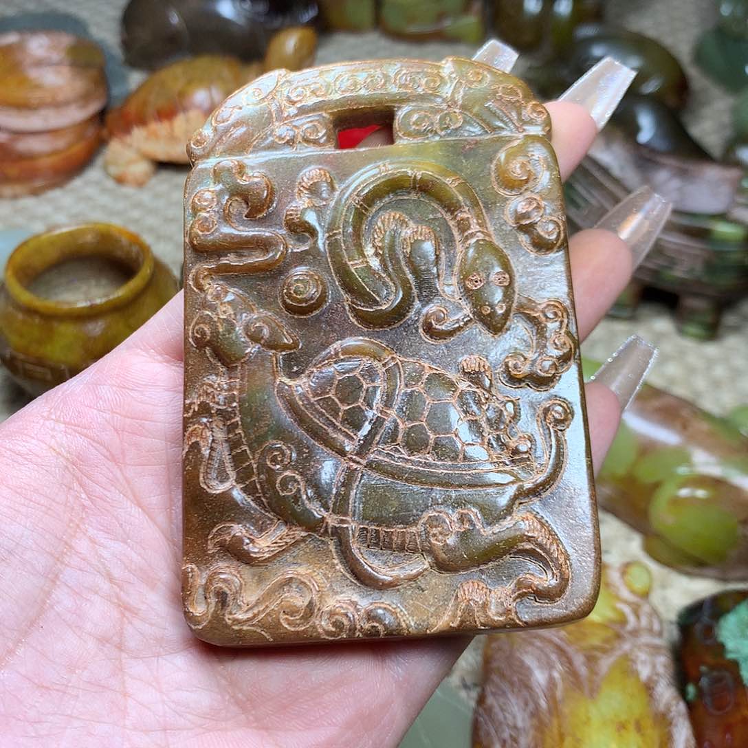 白玉菩提吊坠挂件