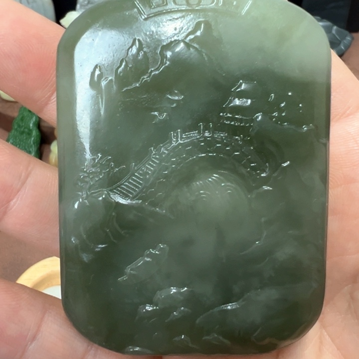 吊坠(不含链)未镶嵌和田玉