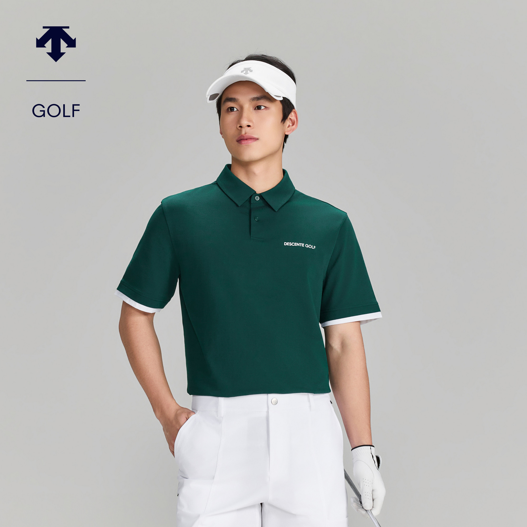 DESCENTEGOLF 迪桑特高尔夫 男士S-CORE夏季短袖POLO衫G623MSTS56