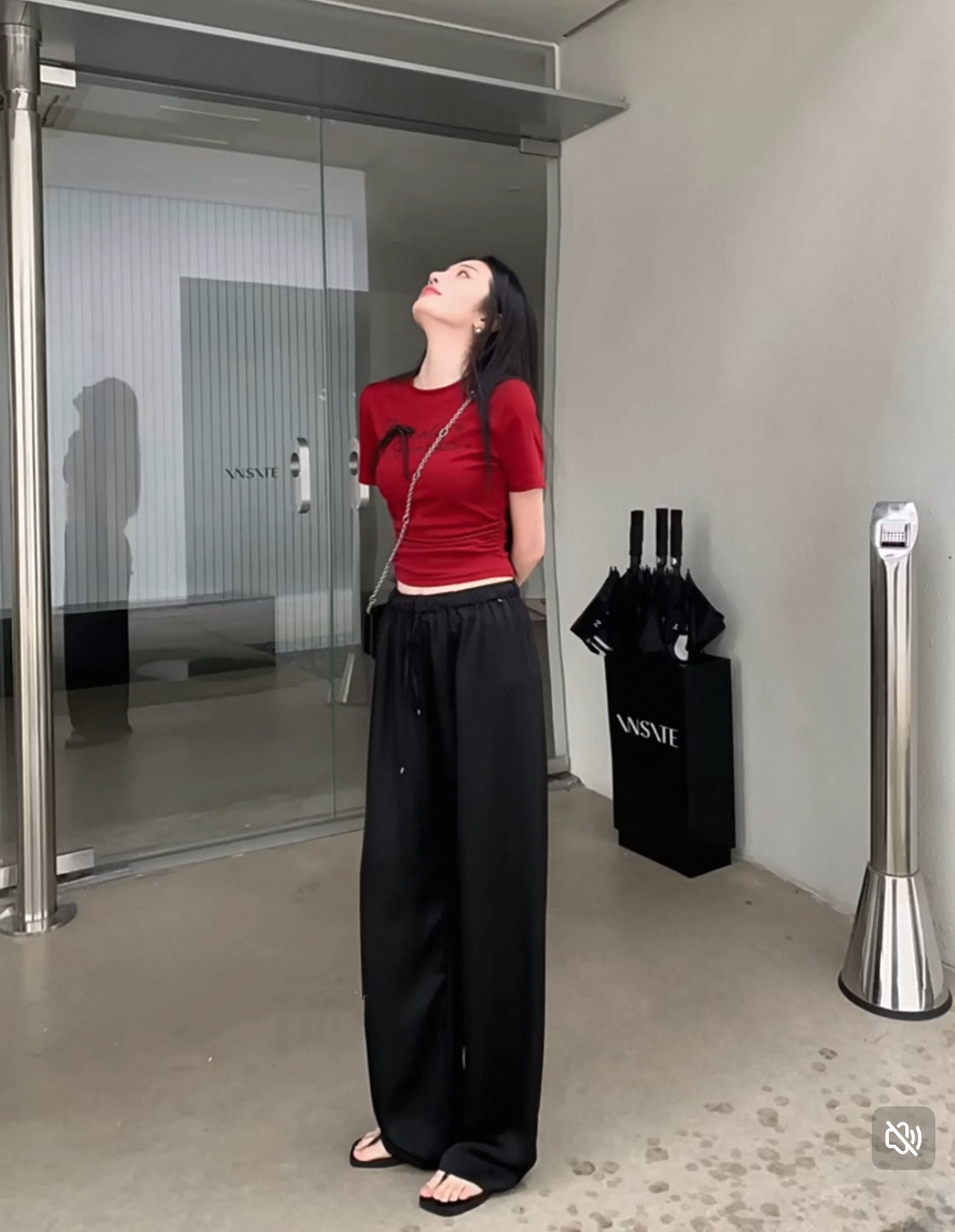 97221女装韩版时尚百搭裤子