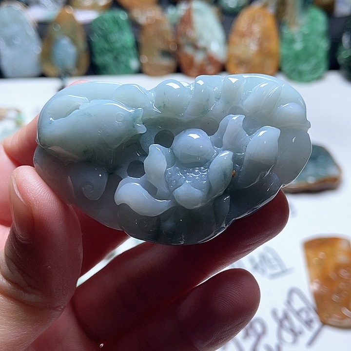 翡翠未镶嵌颈饰翡翠a货