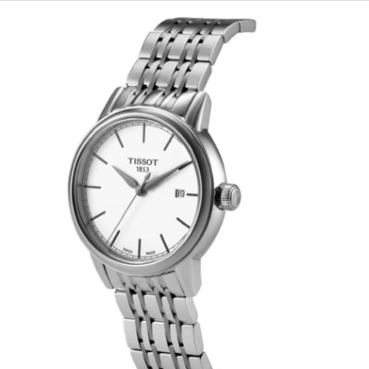 99新 Tissot/天梭 99新卡森系列男士石英手表40表径