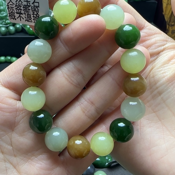 和田玉手串未镶嵌