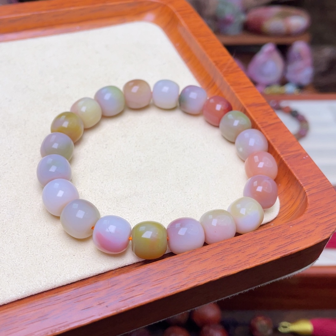 玛瑙/玉髓珠宝半成品未镶嵌盐源玛瑙福利手串