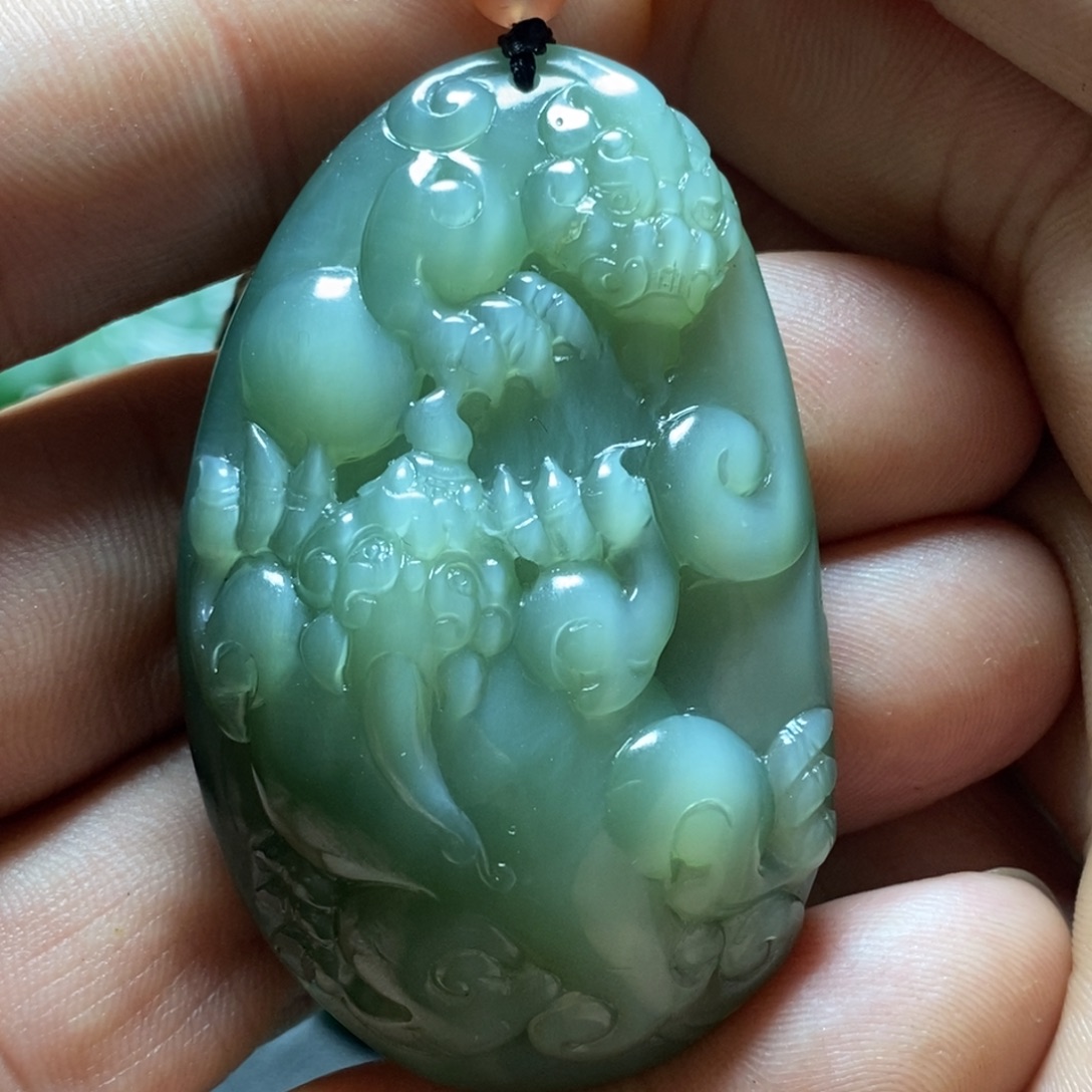 和田玉（碧玉）未镶嵌挂件