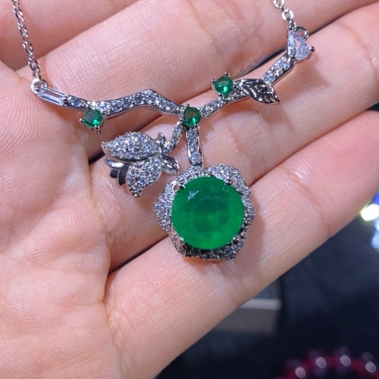 红宝石戒指银S925镶嵌