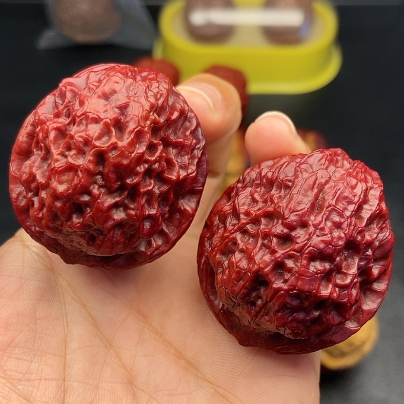 【闪购商品】把件文玩核桃42尺麒麟纹狮子