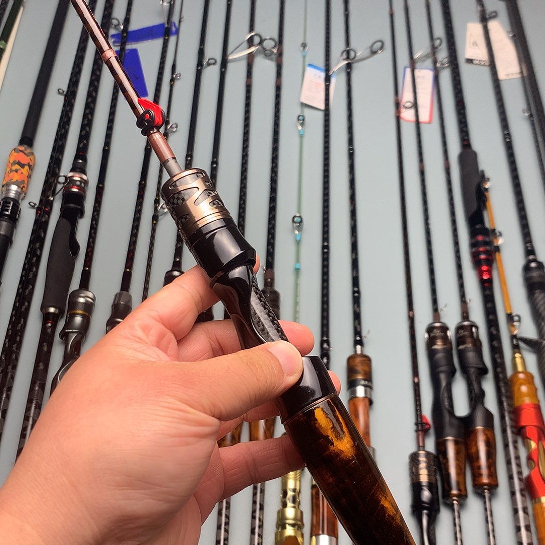 1.8m碳素道马口竿小导环直柄180