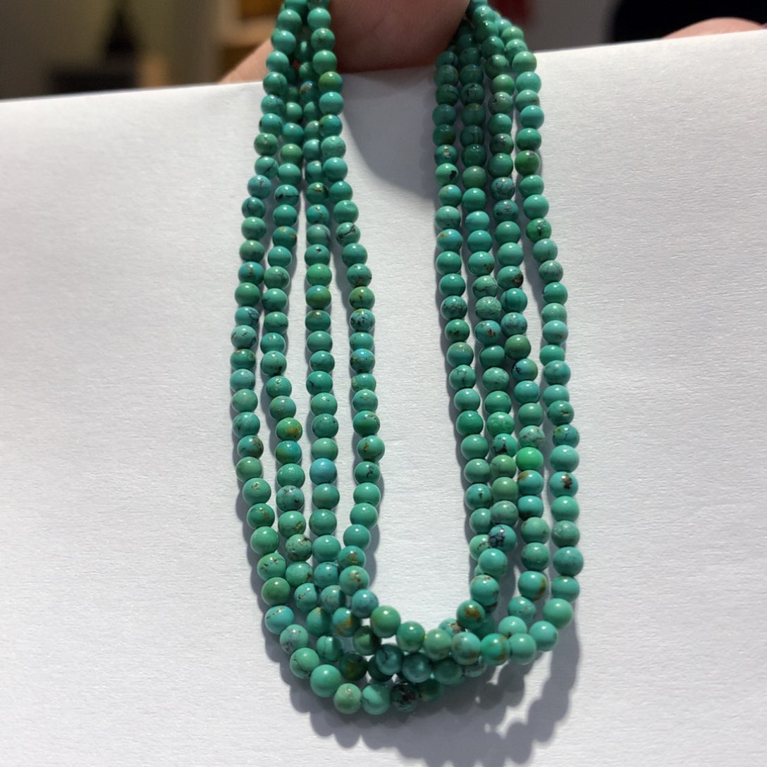 未镶嵌绿松石长链