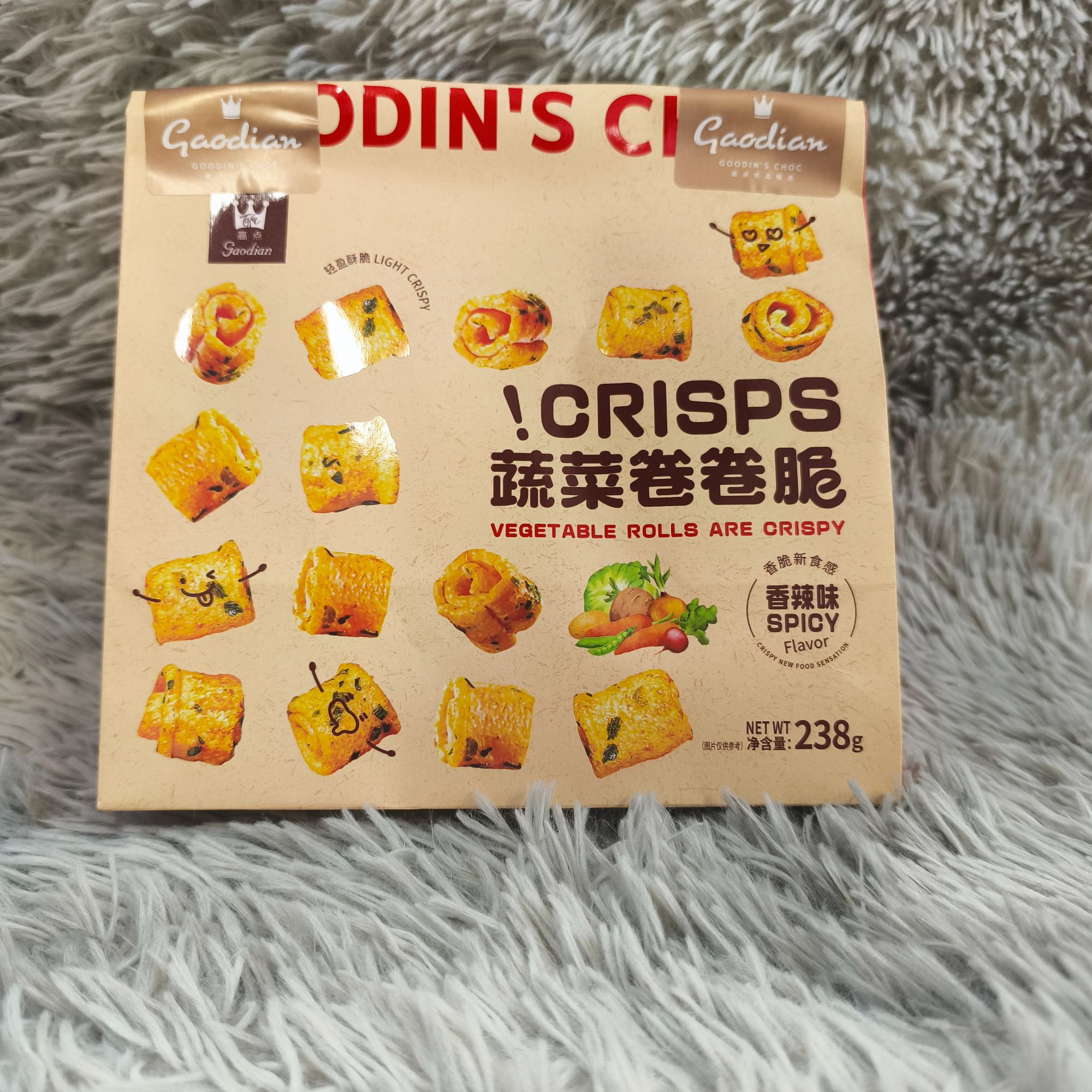 港式风味蔬菜卷卷脆（香辣味）