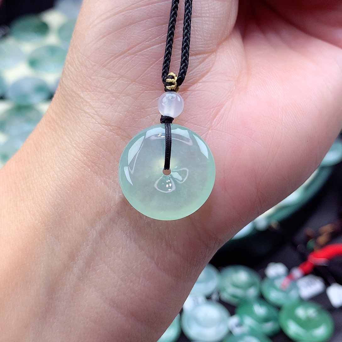 翡翠颈饰未镶嵌尺寸18.7/5.6