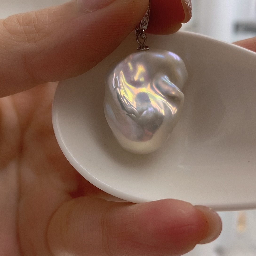 淡水珍珠颈饰合金