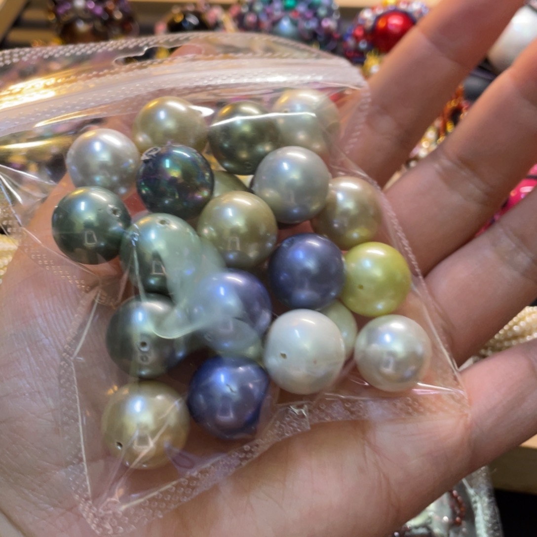16mm混色25颗 手工半成品散珠