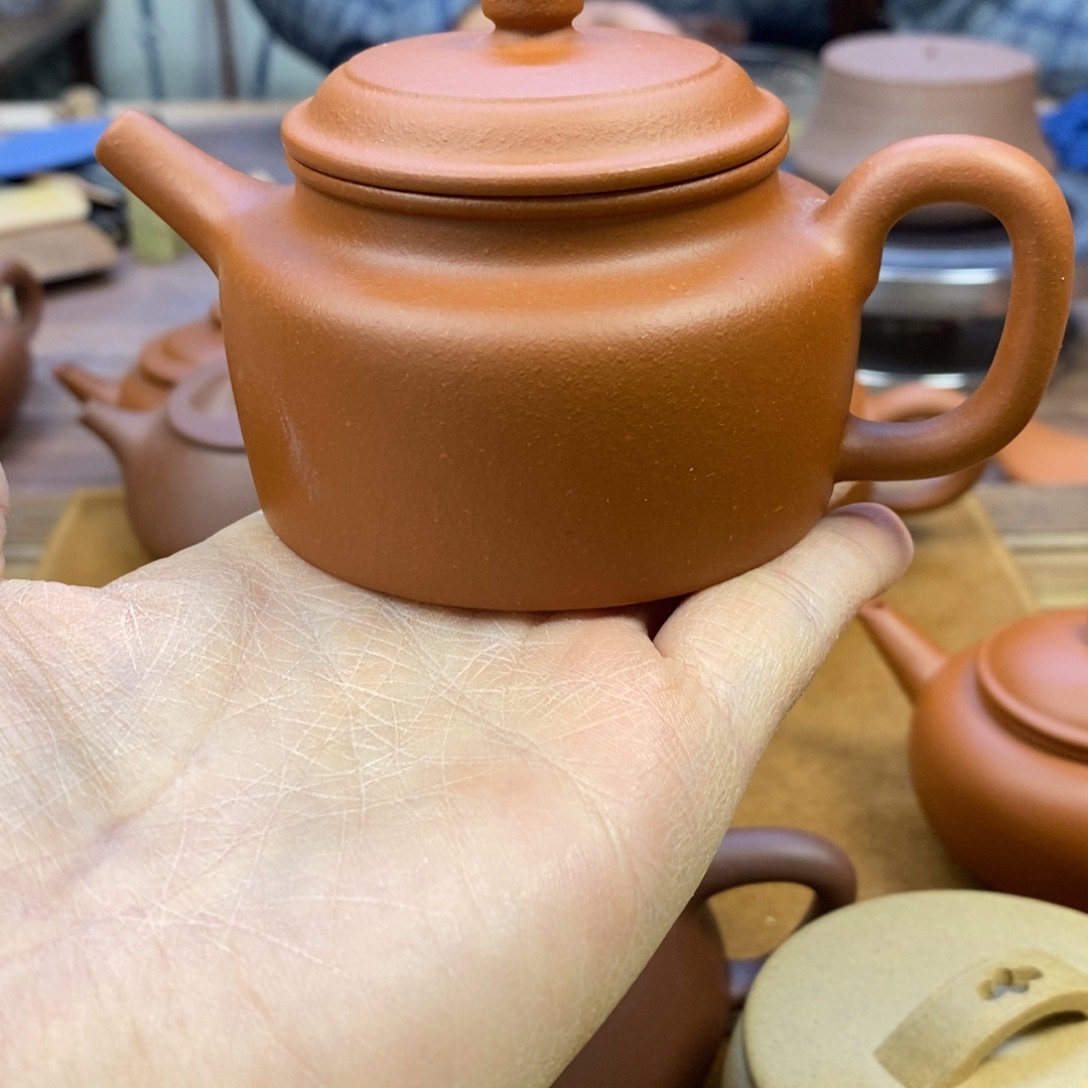 紫砂茶壶全手工朱泥德钟