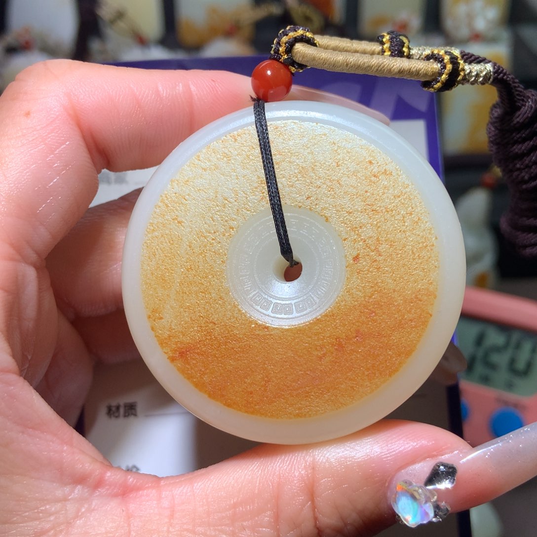 和田玉挂件未镶嵌喜****选