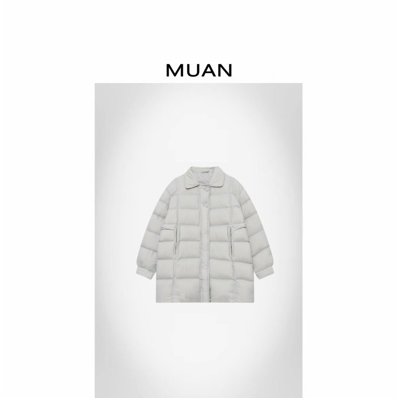 木岸MUAN：《老故事羽绒服》“故事系列”90白鸭羽绒服女D-JD-7717-1