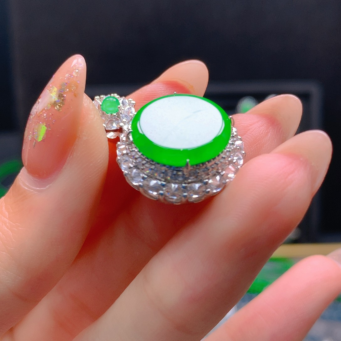 未镶嵌戒指翡翠天然翡翠