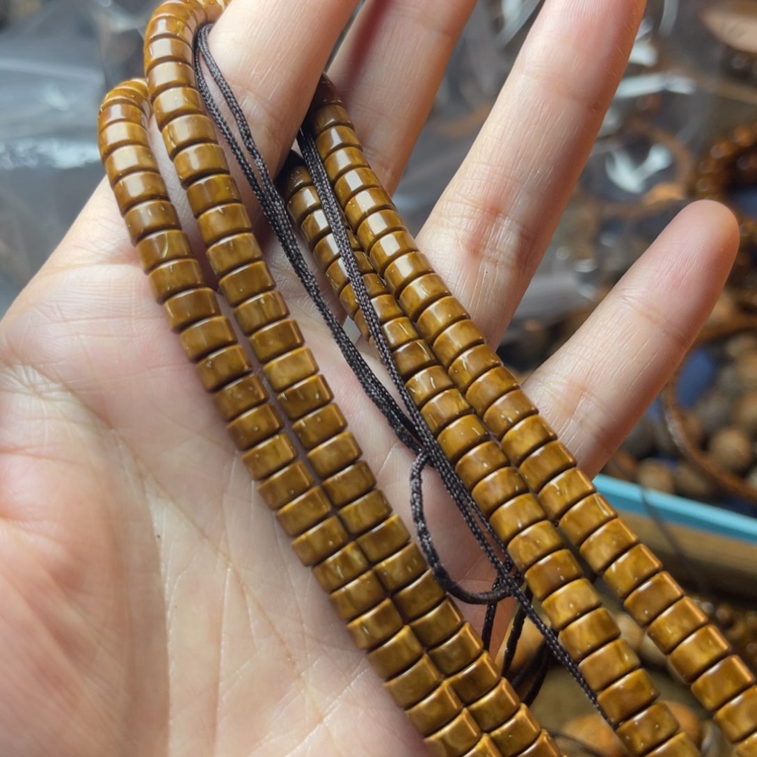 紫金鼠手串6*4鼠尖药片脖挂160颗