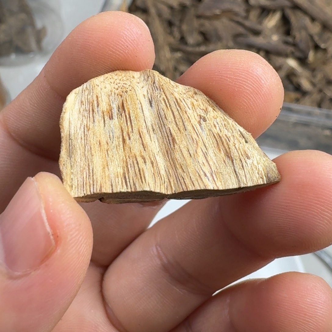 沉香沉香碎屑百年虎斑棋1.4克