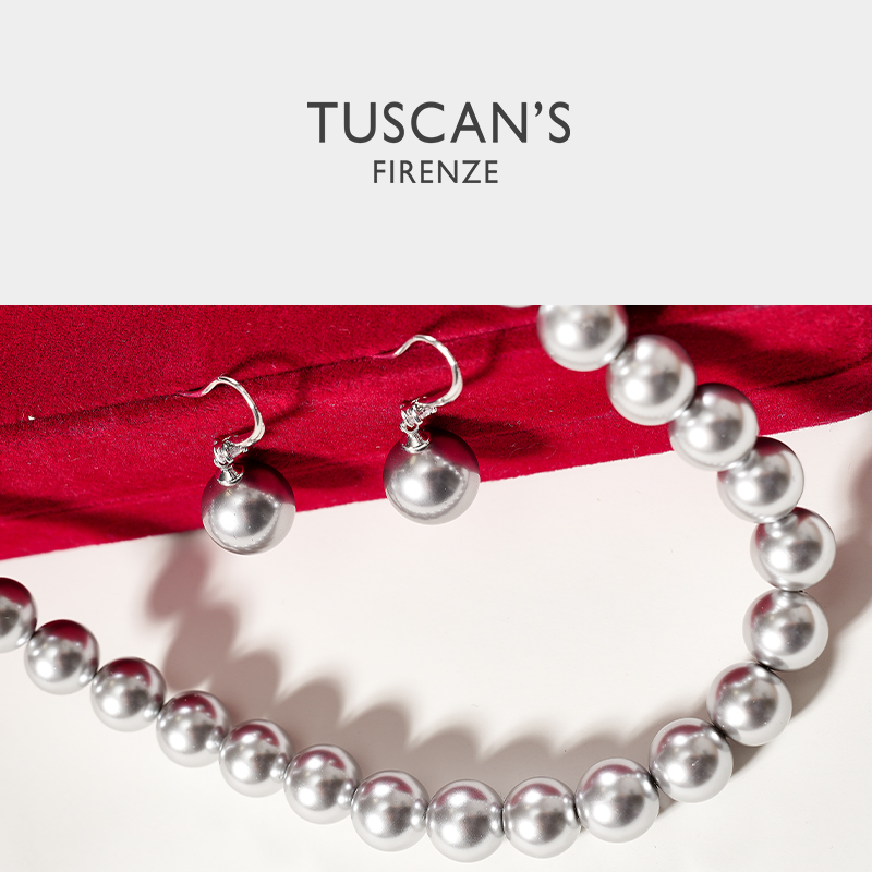 合金仿珍珠项链 TUSCAN'S 合金仿珍珠项链 2025新款颈链女锁骨链