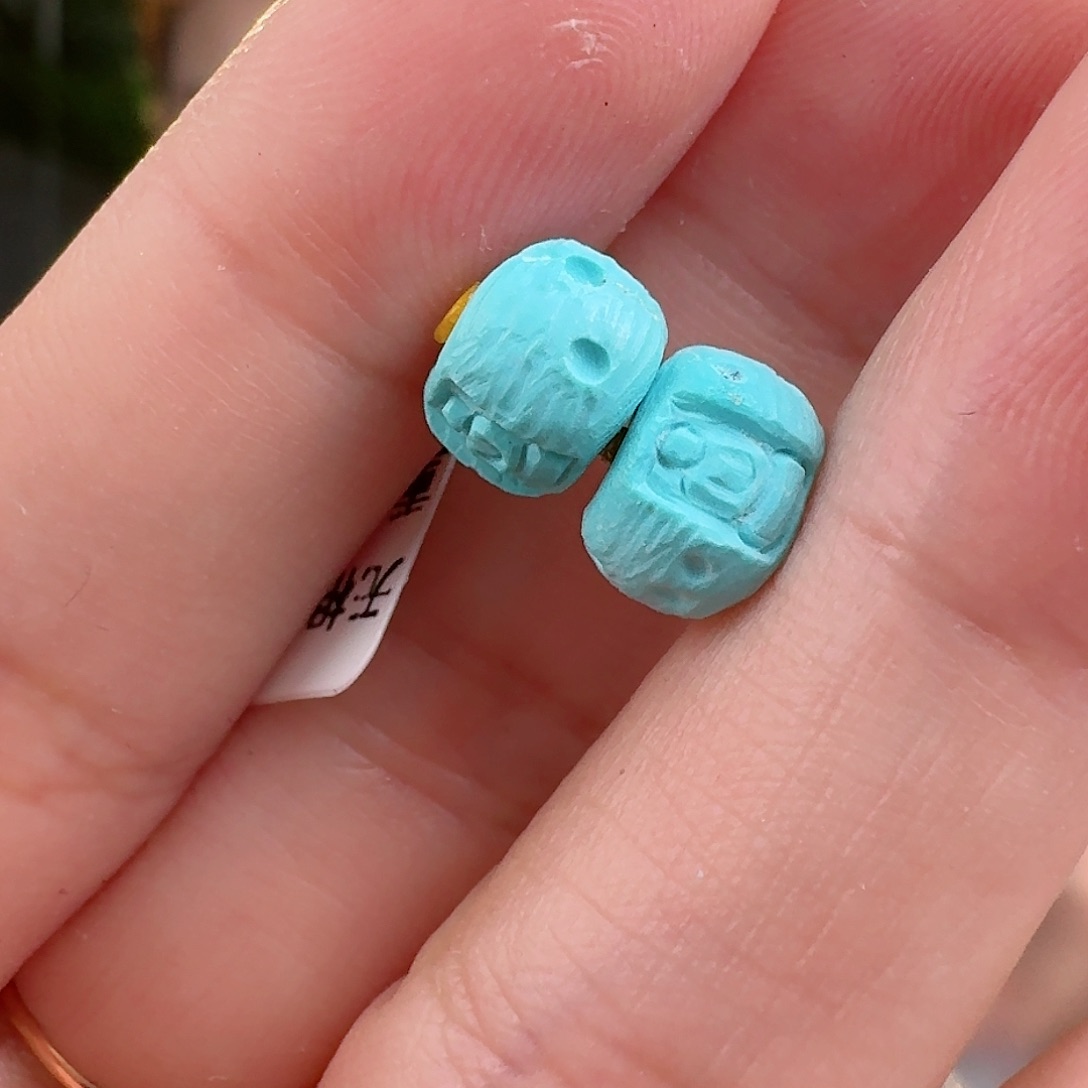 绿松石珠宝奇石未镶嵌