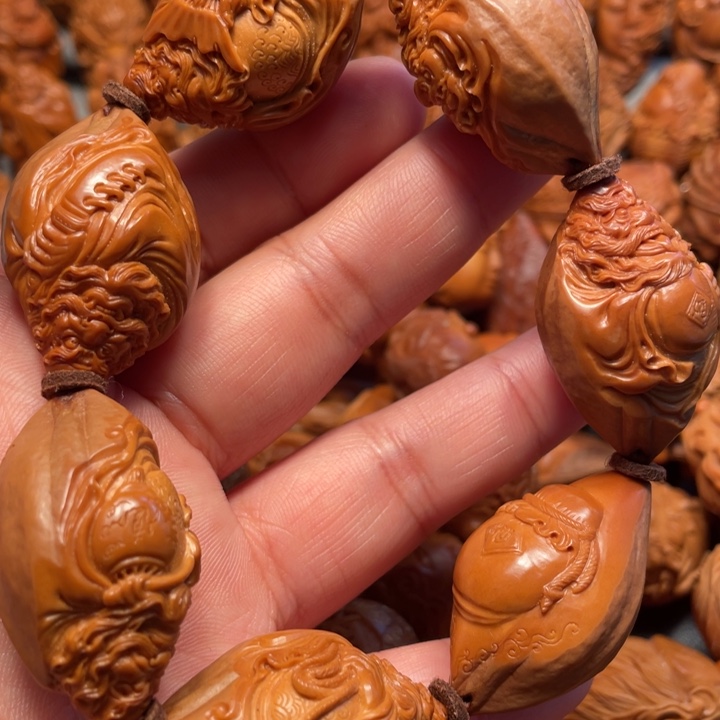 【闪购商品】橄榄核手串/手链包衣钟馗