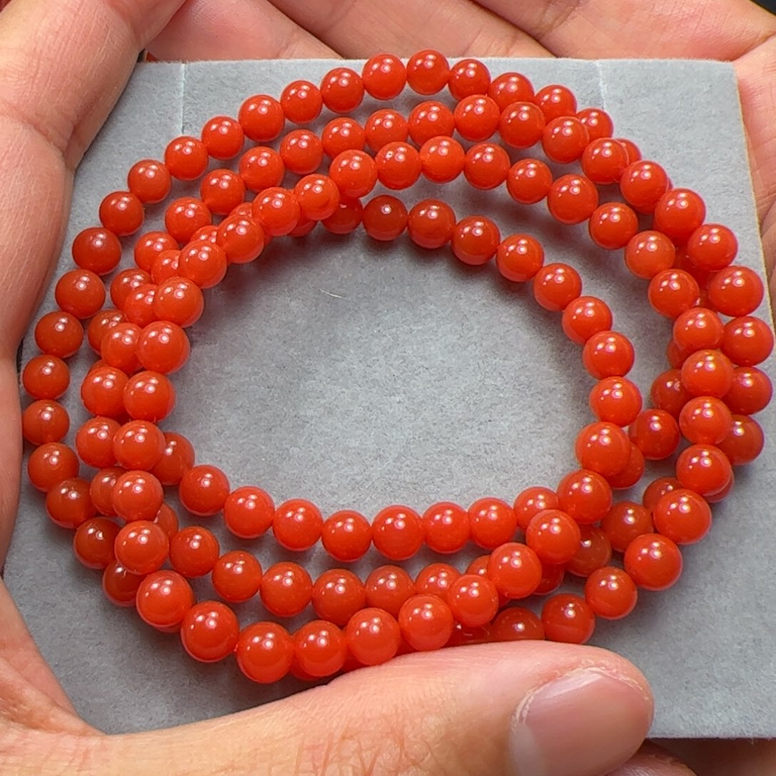 南红玛瑙珠子未镶嵌