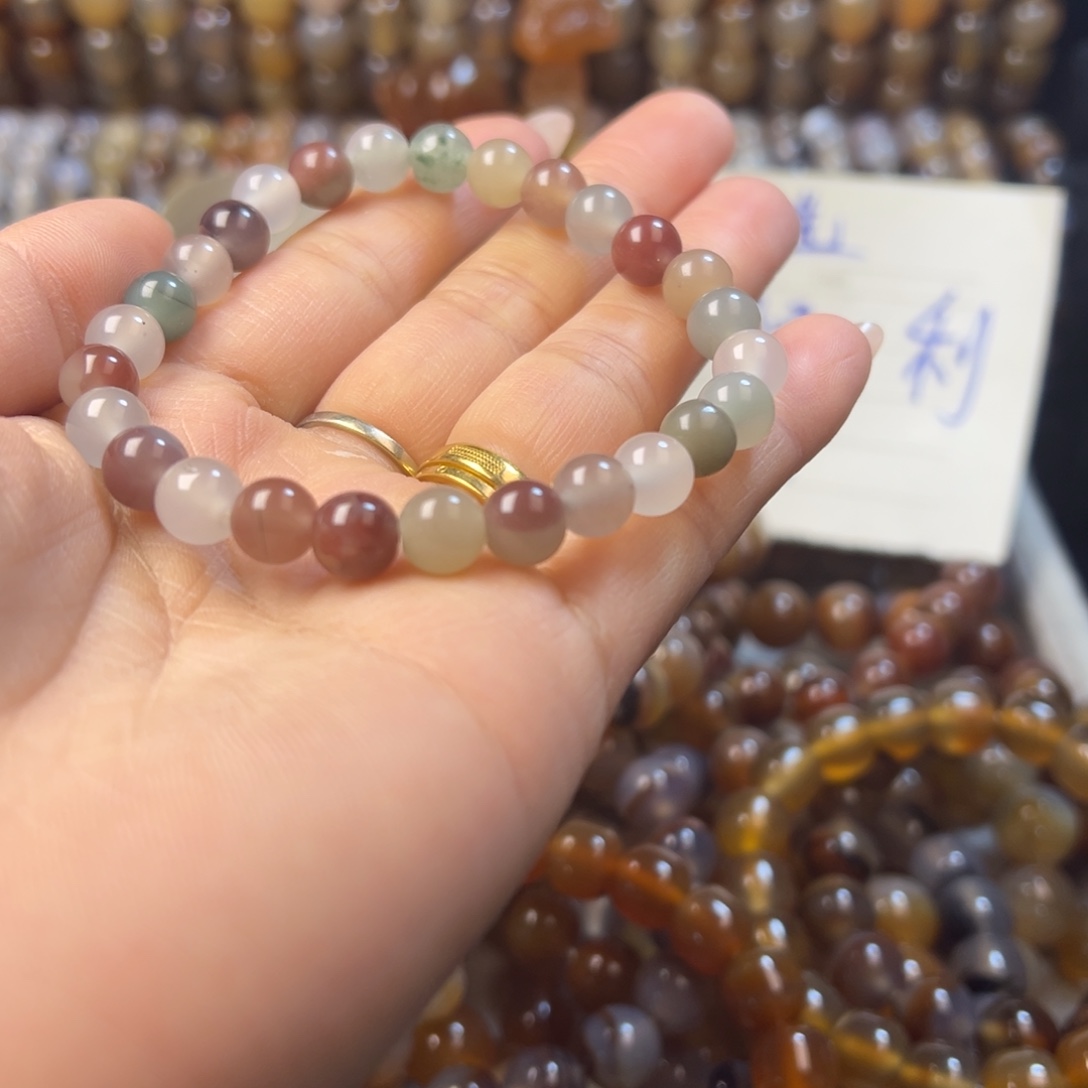 玛瑙/玉髓未镶嵌手链