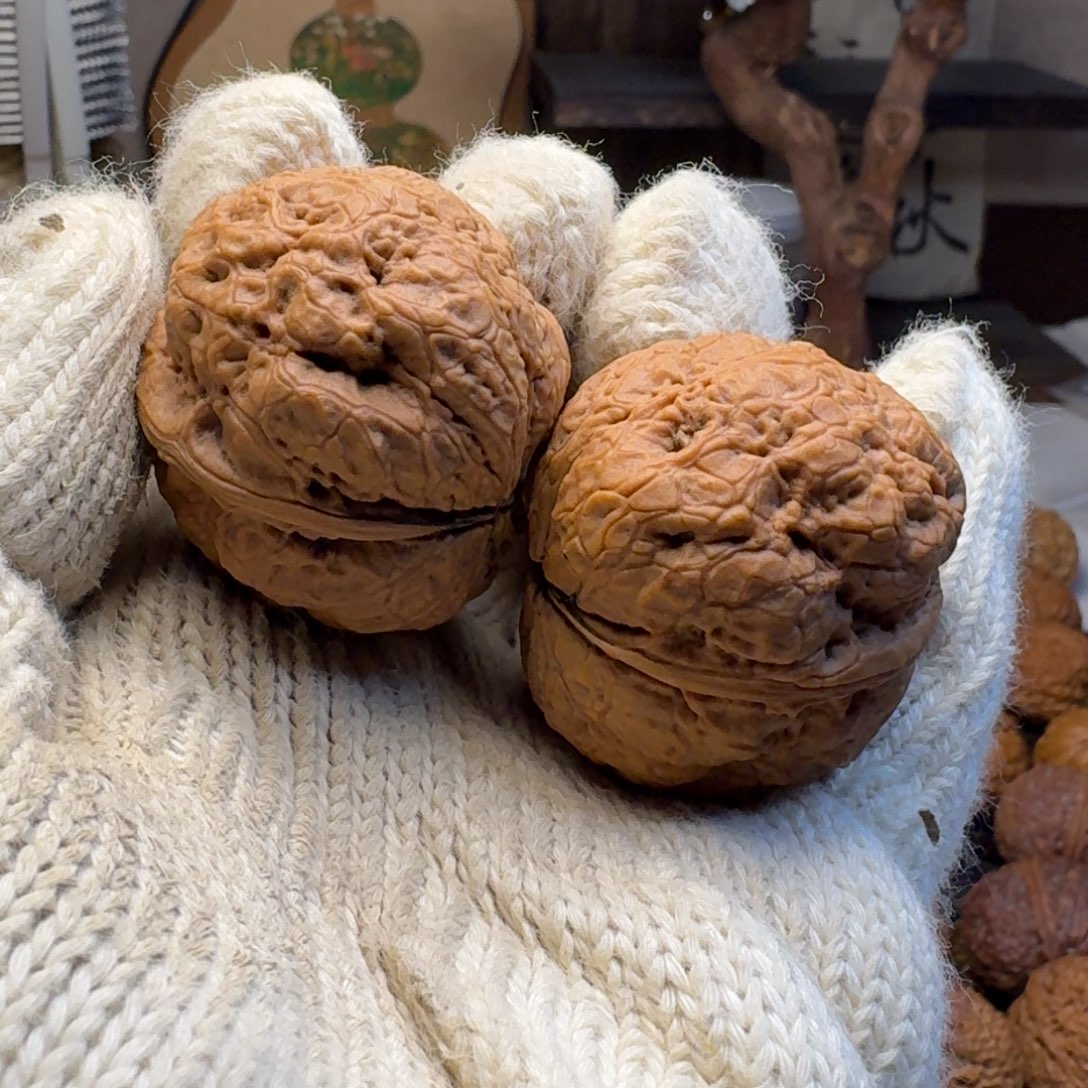 文玩核桃把件赤焰金蟾41.4