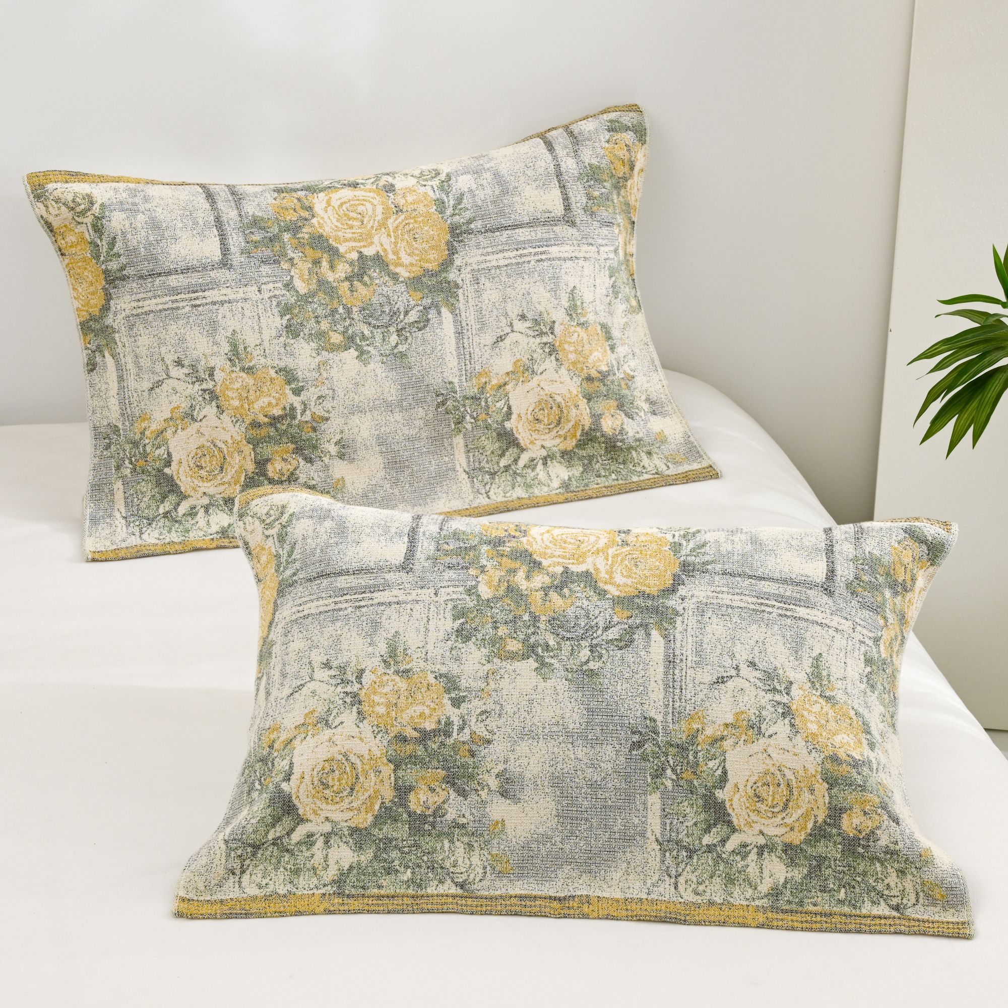 XDONGY（冬云家纺）52*78法国皇室定制 磨砂玫瑰灰  枕巾一对