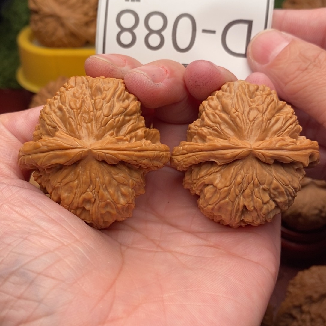 文玩核桃把件球白43